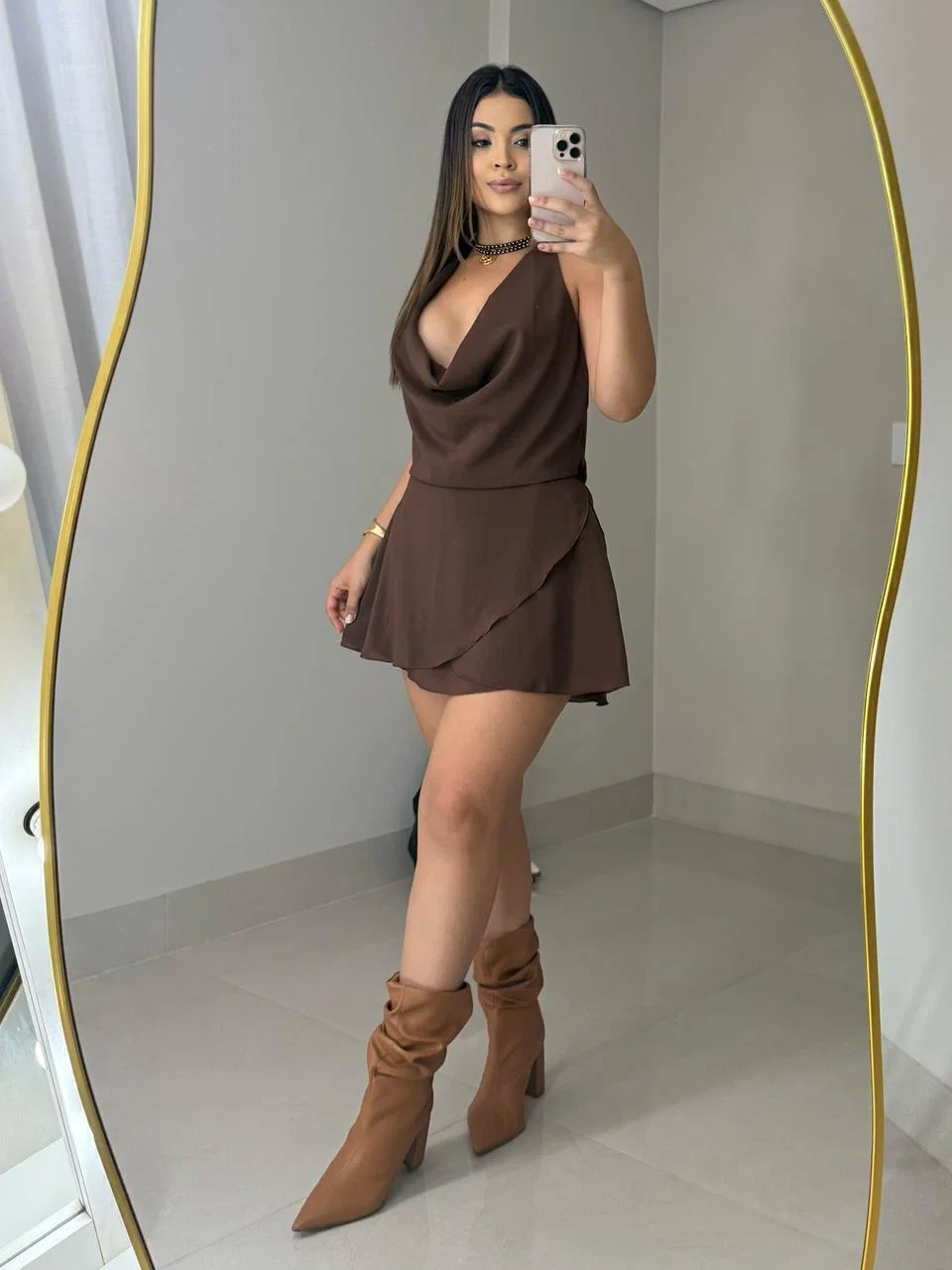 Vestido Ester em mosseline, leve e fluido, tamanho único. — foto 5