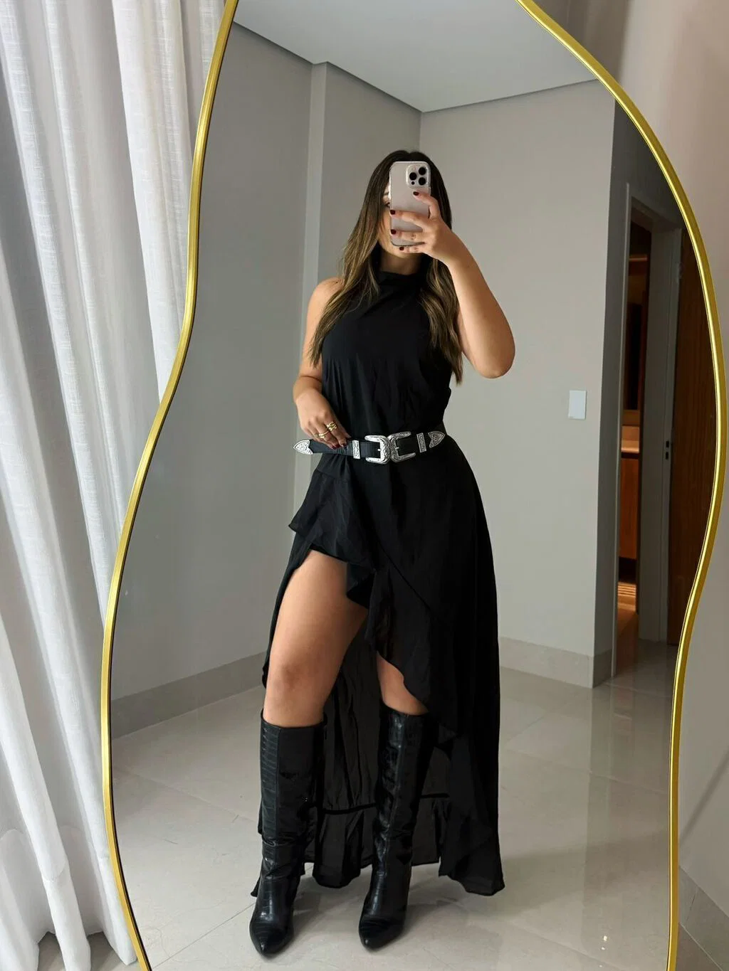 Vestido Angelica em mosseline, leve e fluido. — foto 6