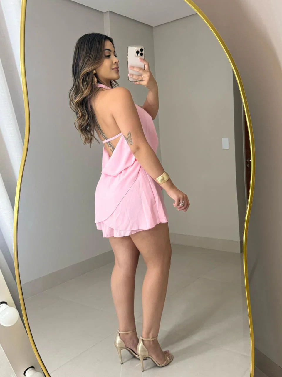 Vestido Ester em mosseline, leve e fluido, tamanho único. — foto 11