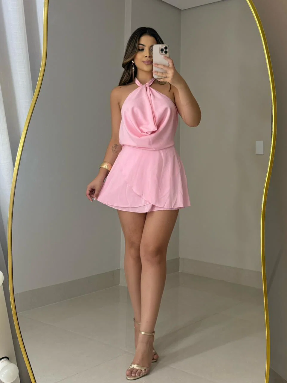 Vestido Ester em mosseline, leve e fluido, tamanho único. — foto 8