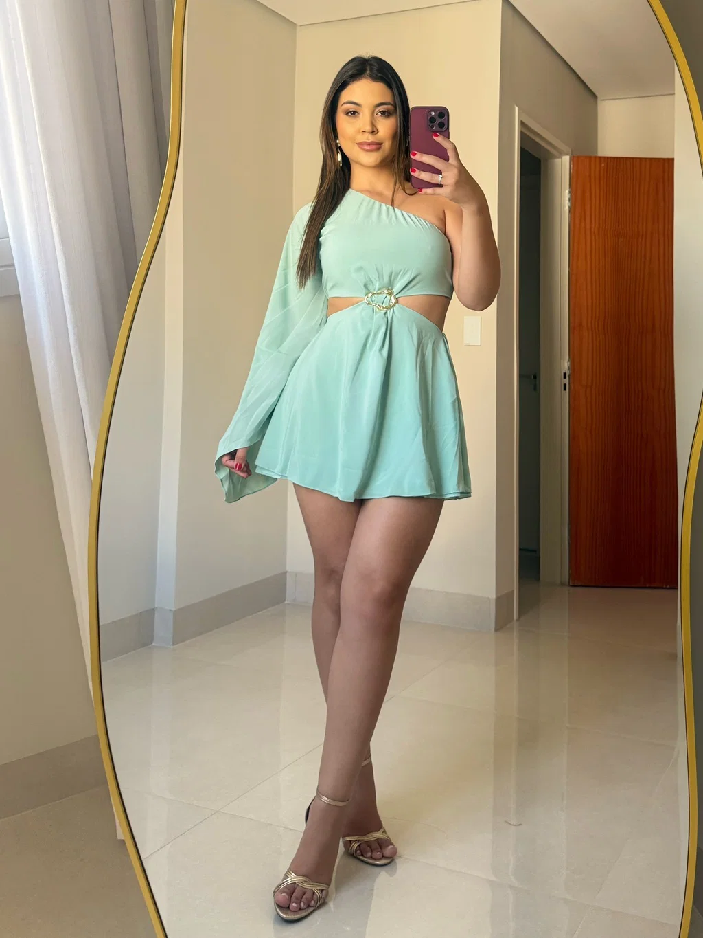 Vestido Fernanda em mosseline, leve e fluido. — foto 5