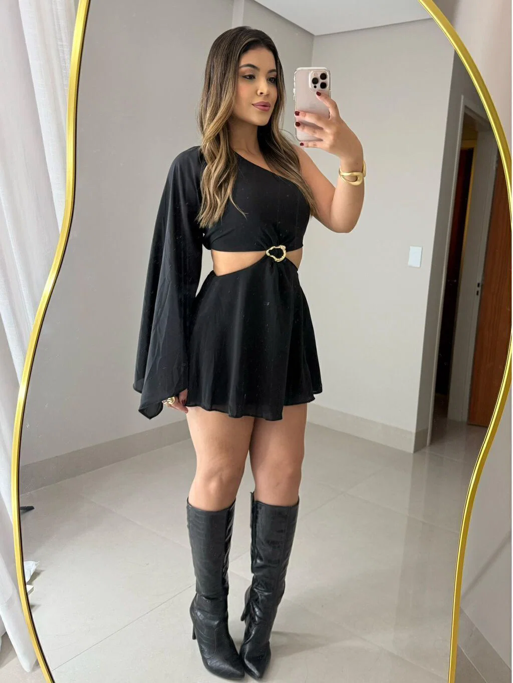 Vestido Fernanda em mosseline, leve e fluido. — foto 3