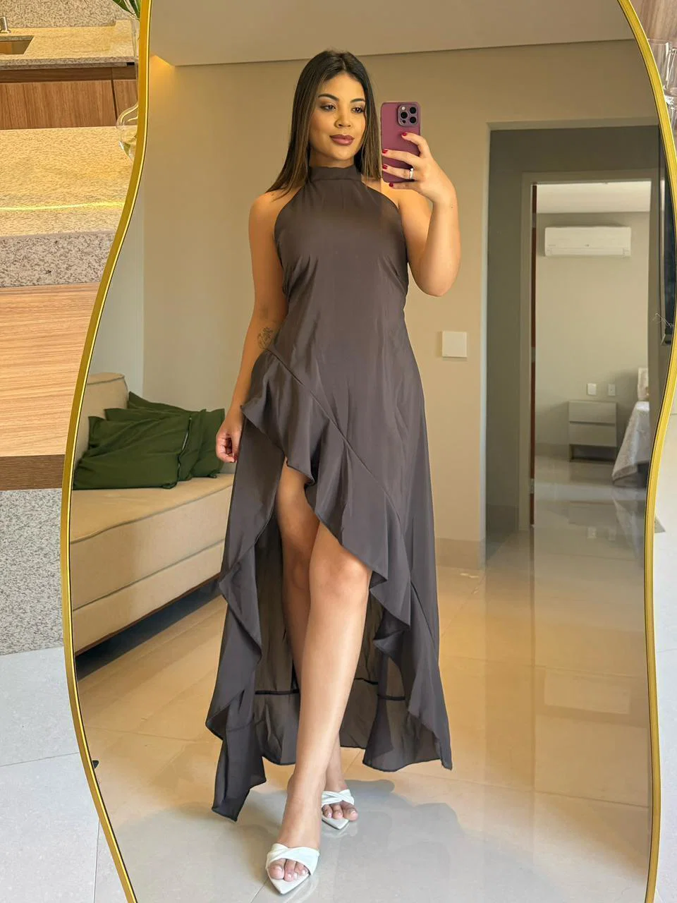 Vestido Angelica em mosseline, leve e fluido. — foto 2