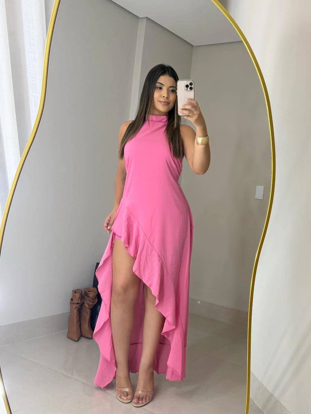 Vestido Angelica em mosseline, leve e fluido. — foto 15