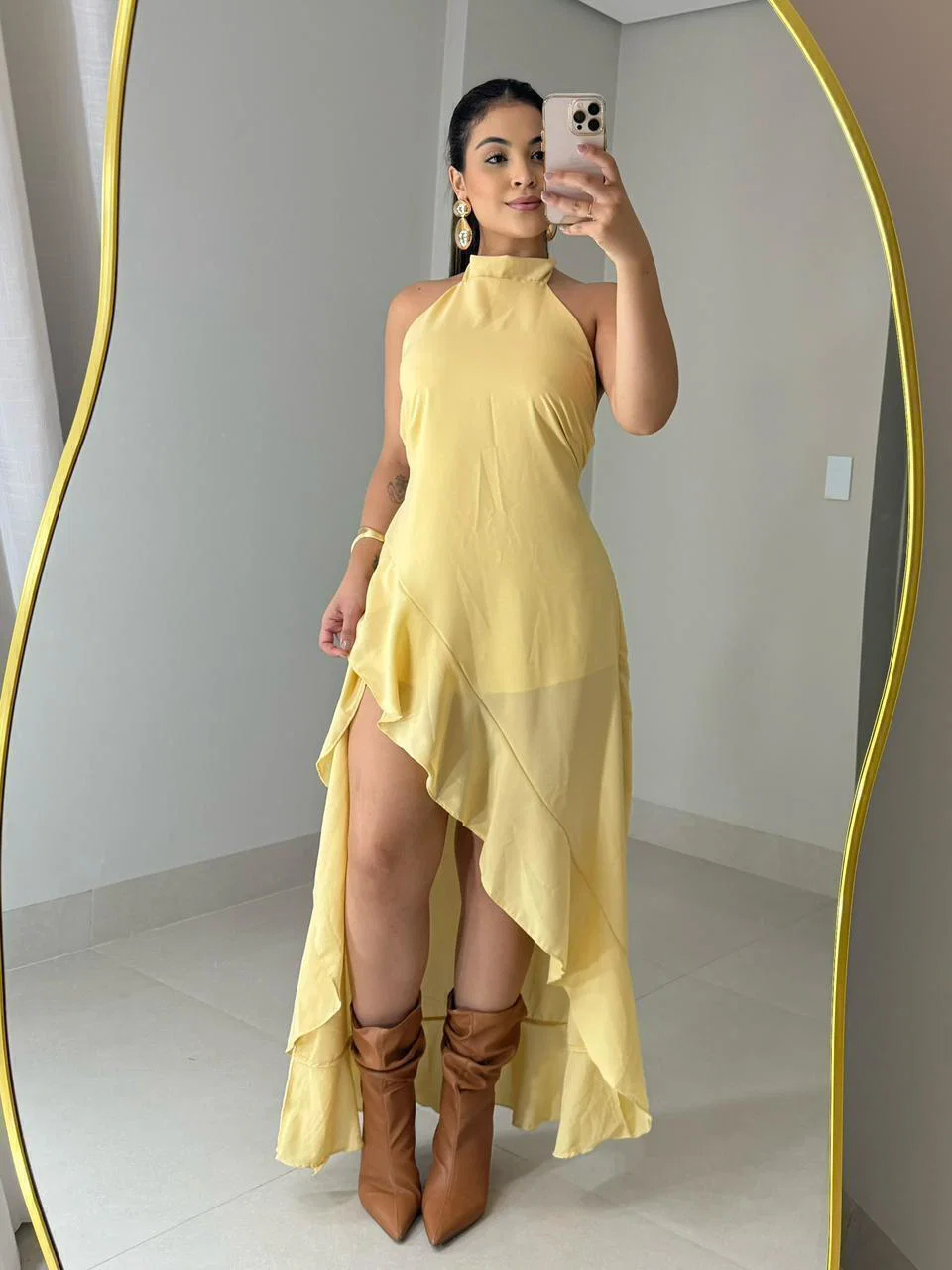 Vestido Angelica em mosseline, leve e fluido. — foto 14