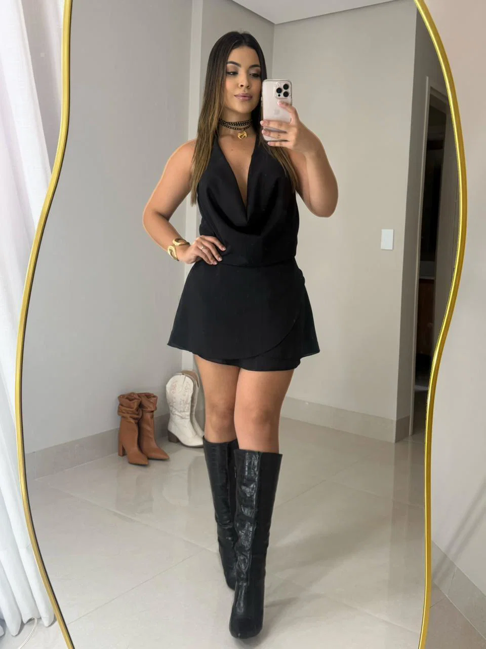 Vestido Ester em mosseline, leve e fluido, tamanho único. — foto 7