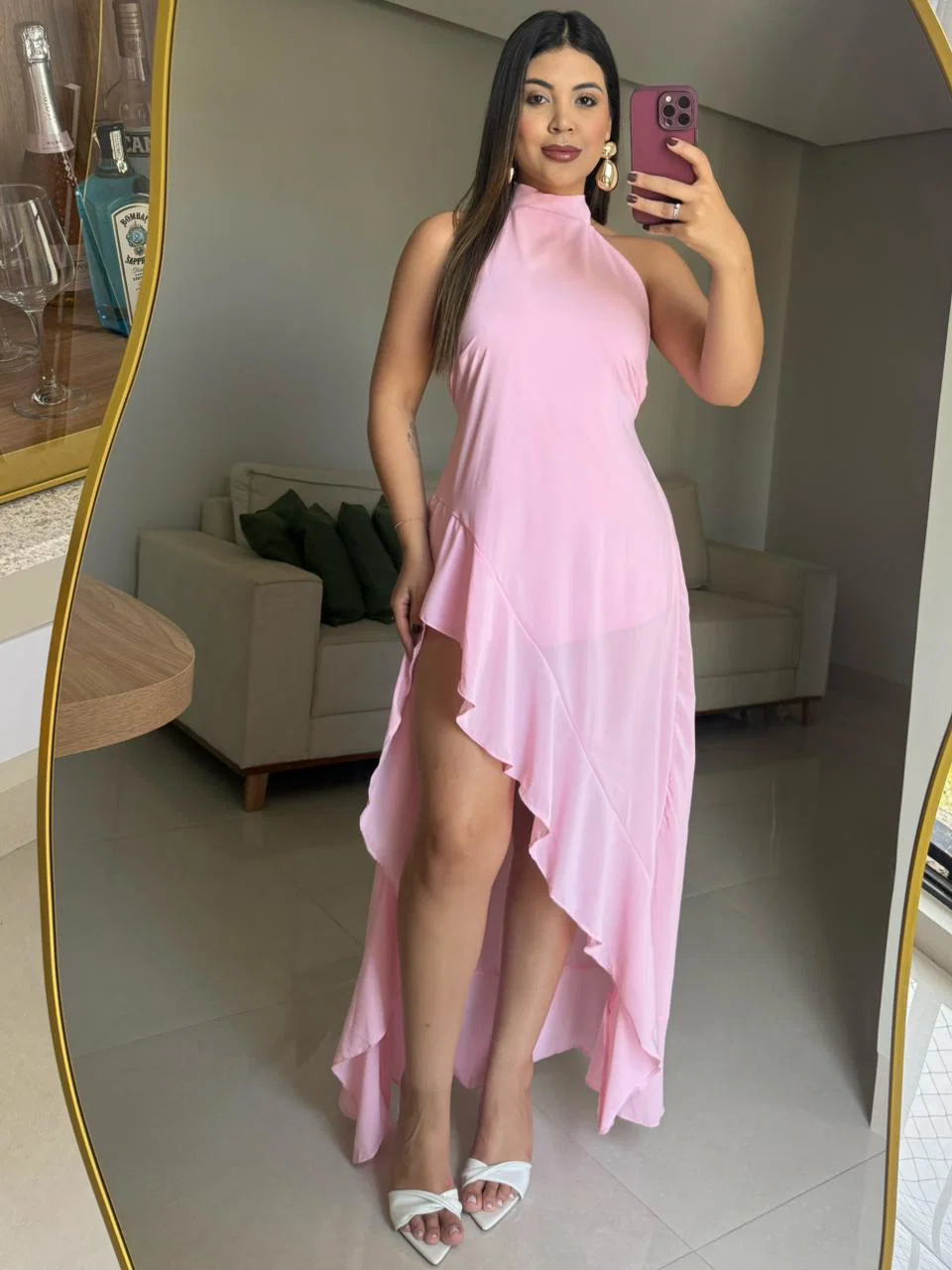 Vestido Angelica em mosseline, leve e fluido. — foto 7