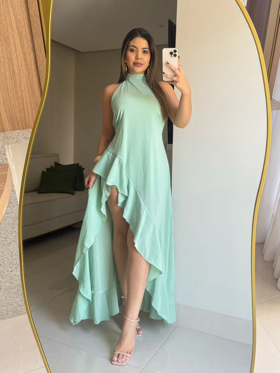Vestido Angelica em mosseline, leve e fluido. — foto 9