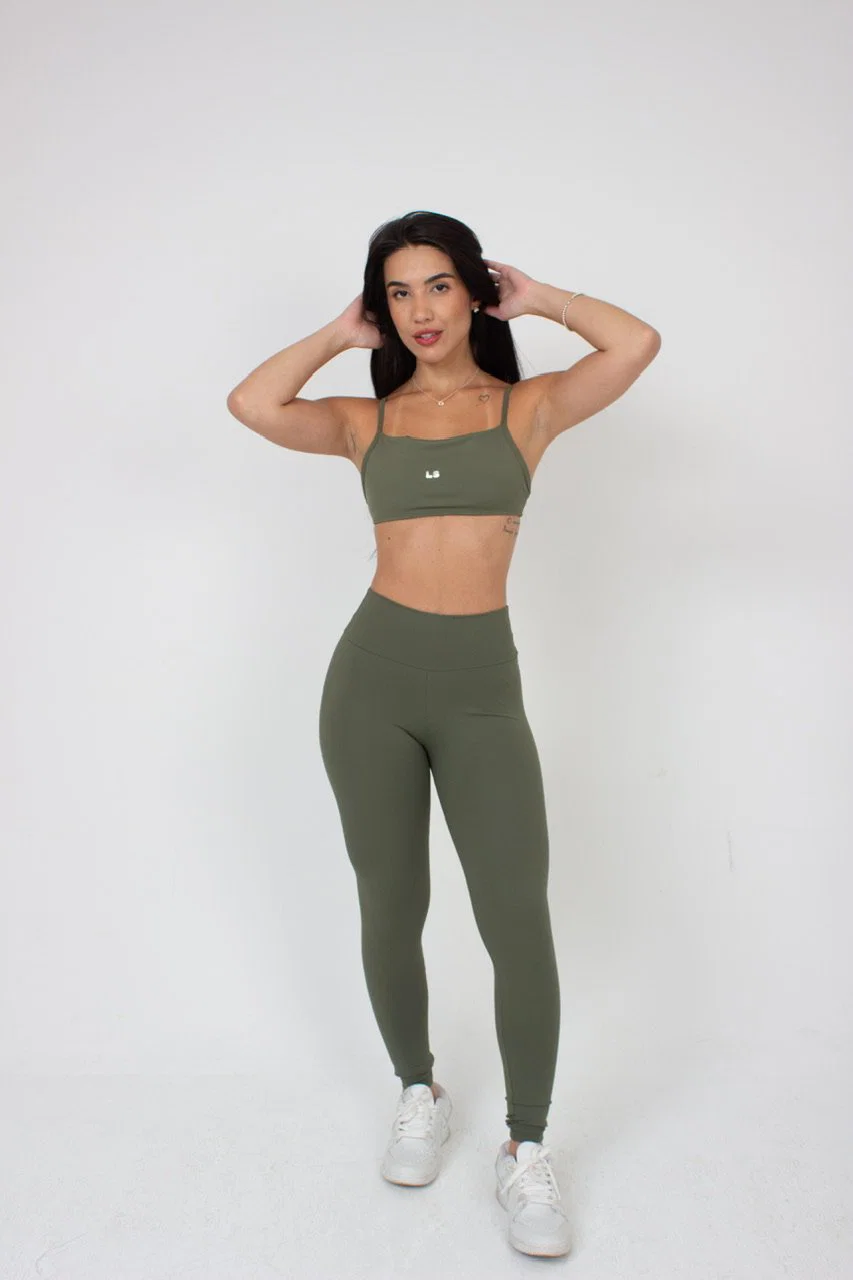 Calça Legging · Verde Militar