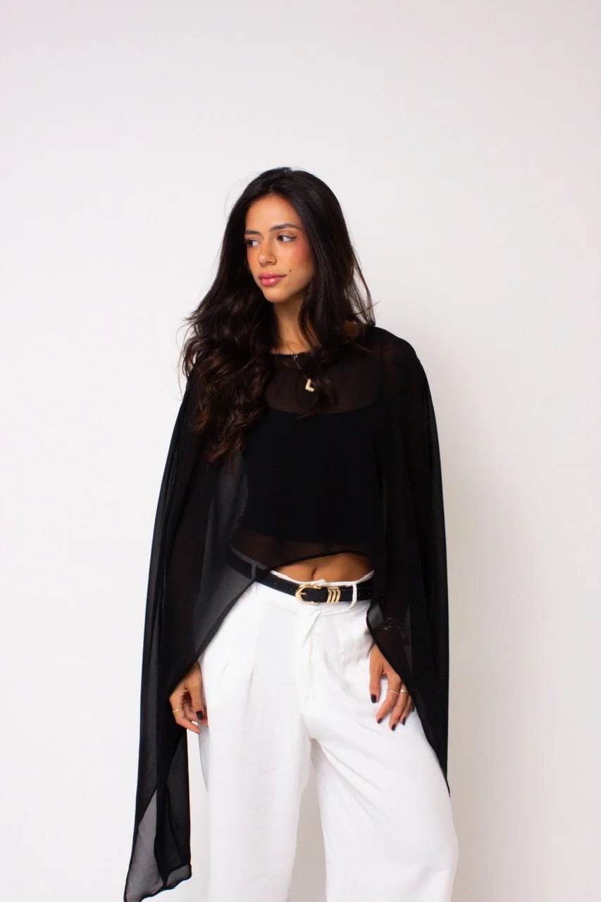 Túnica chiffon leve e fluida da Lus Store — foto 5