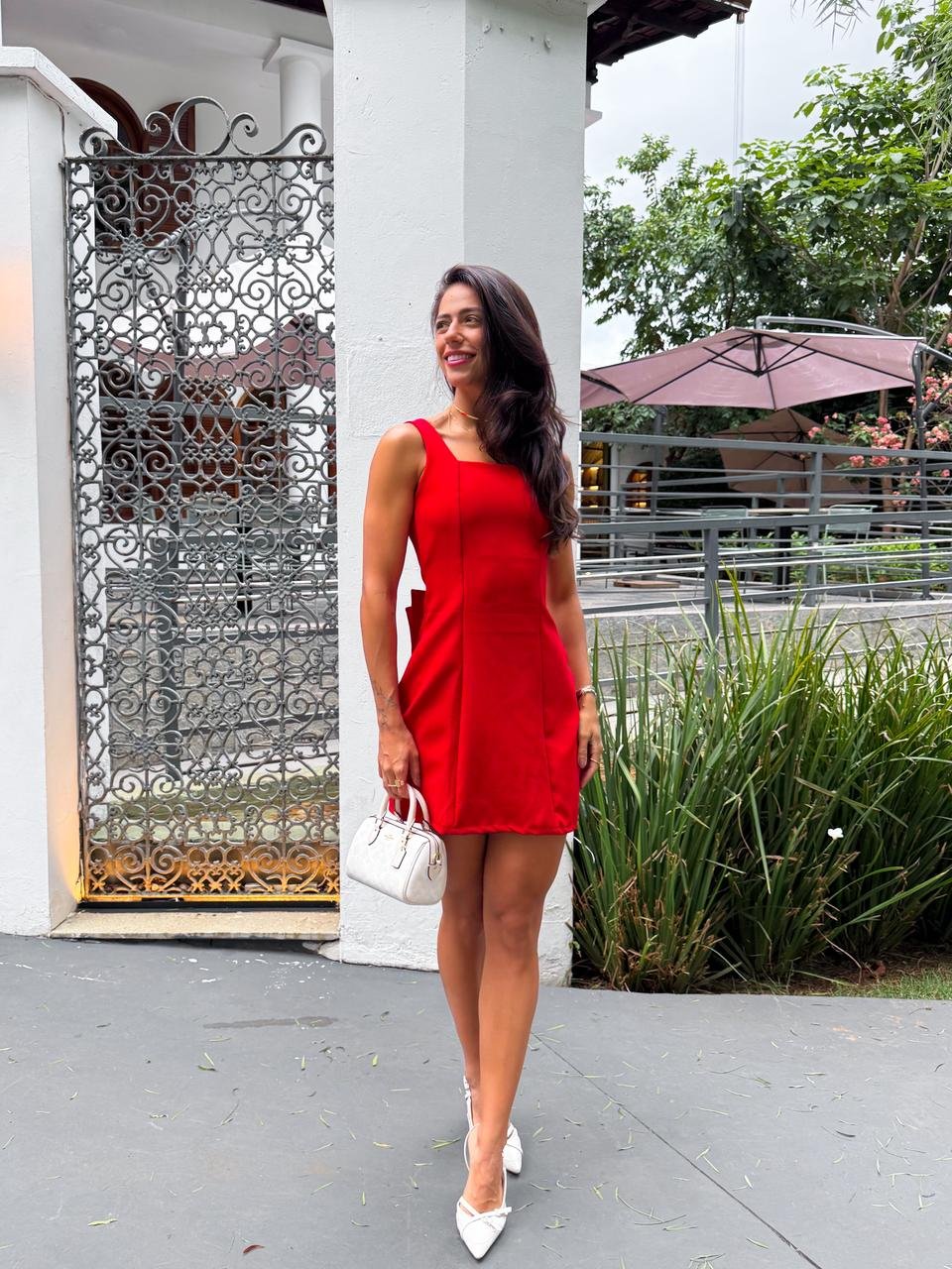 Vestido Laço em alfaiataria premium com laço removível. — foto 5