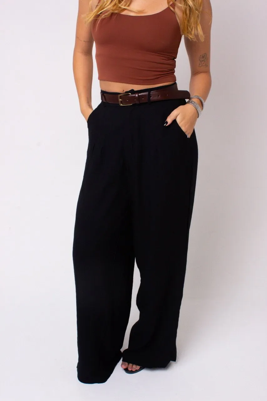 Calça alfaiataria fancy · Preta