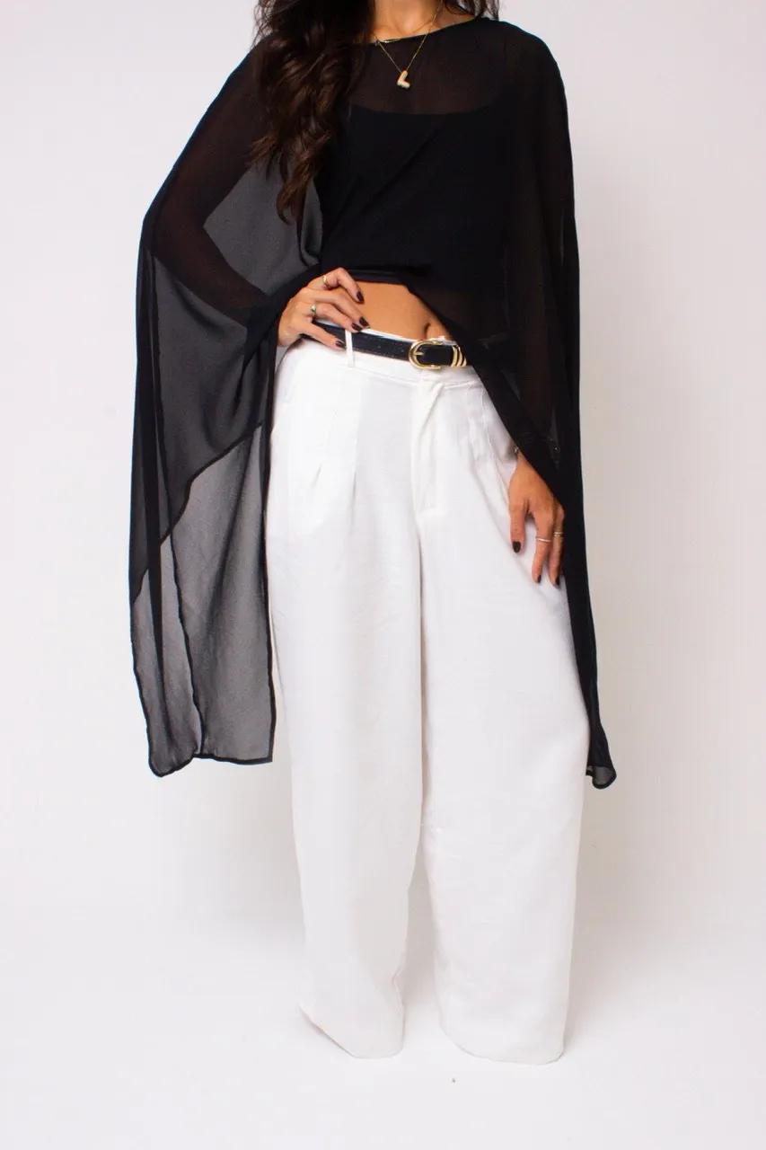 Calça alfaiataria fancy · Branca