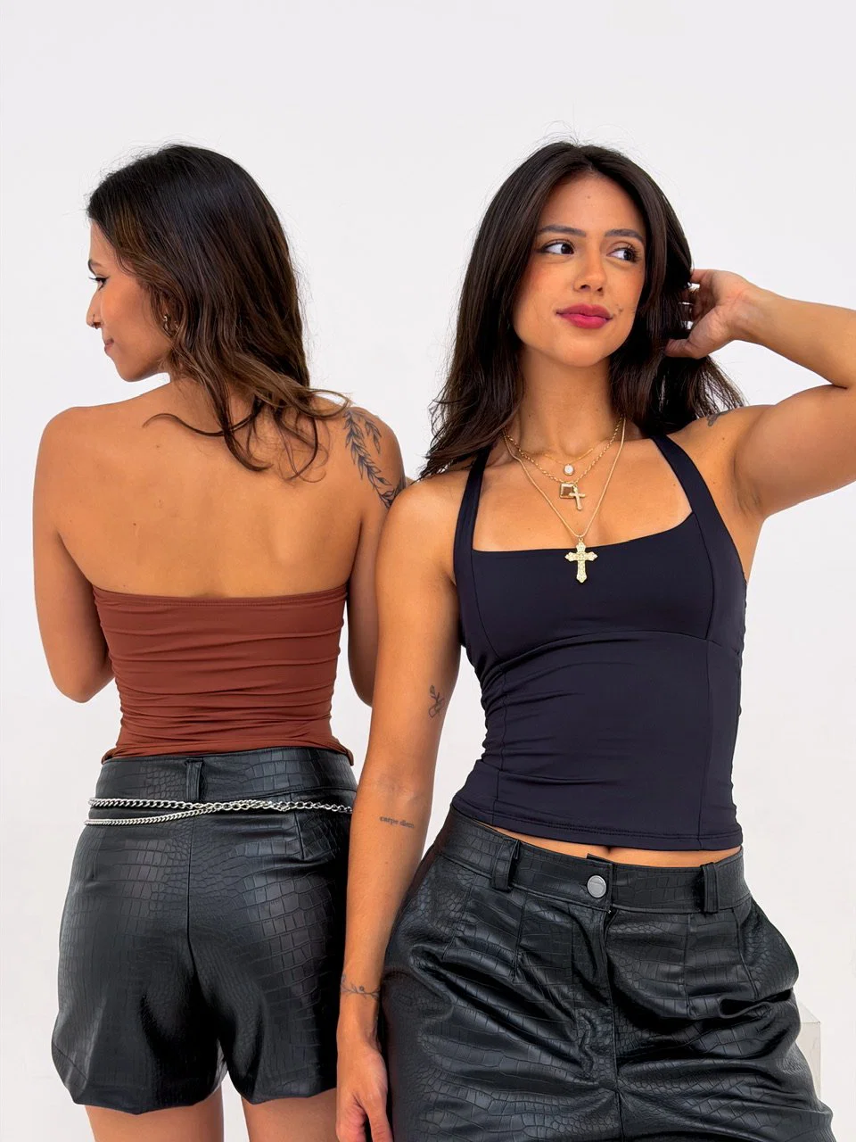 Blusa corset em poliamida com costas abertas da Lus Store — foto 18