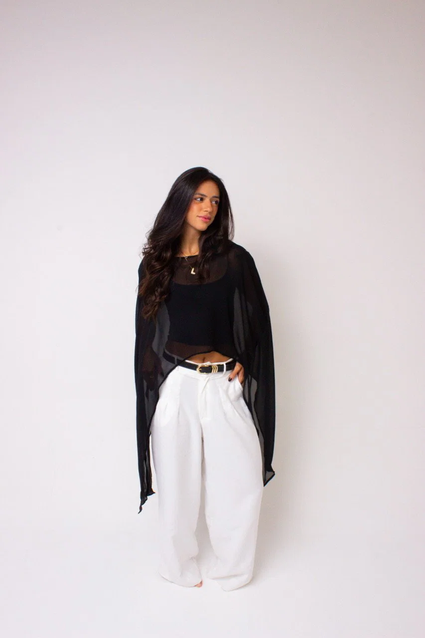Calça alfaiataria fancy em tecido leve e elegante. — foto 6