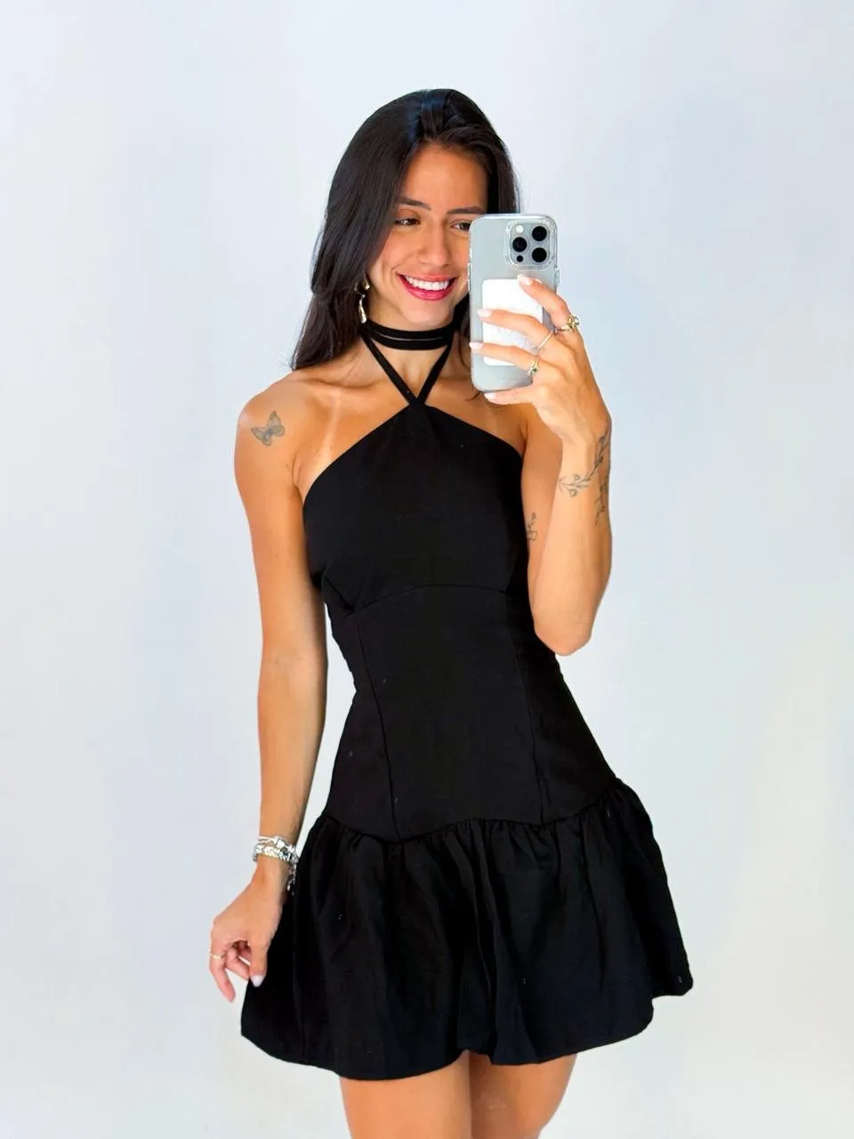 Vestido Serena · Preto