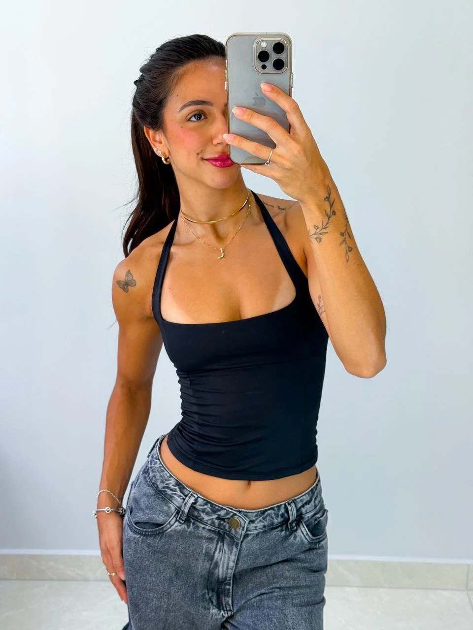 Blusa corset em poliamida com costas abertas da Lus Store — foto 13