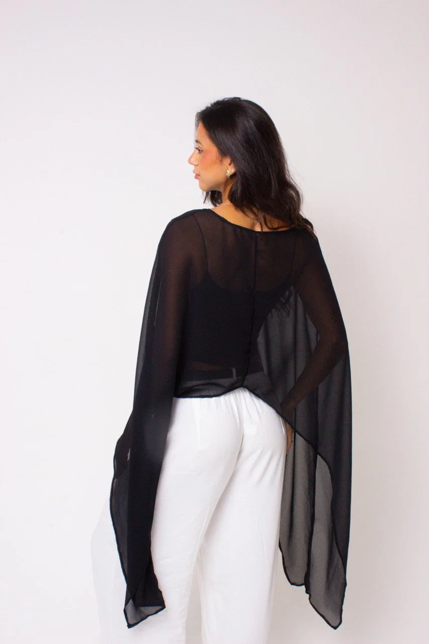 Túnica chiffon leve e fluida da Lus Store — foto 6