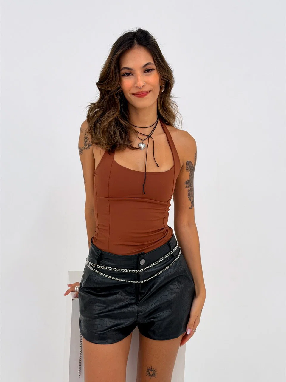 Blusa corset em poliamida com costas abertas da Lus Store — foto 15