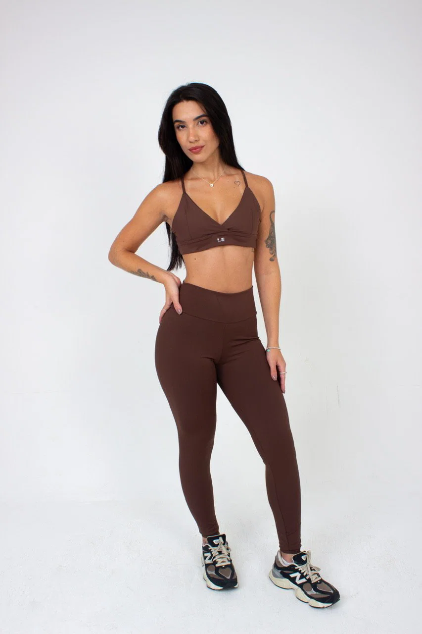 Calça Legging · Marrom