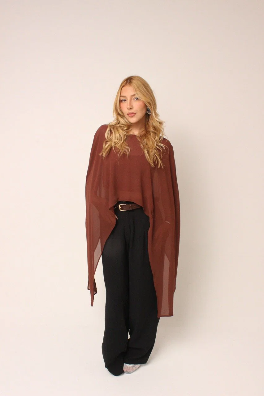 Túnica chiffon leve e fluida da Lus Store — foto 9