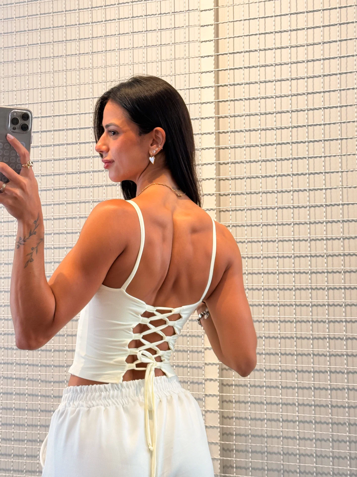 Blusa Corset Trançada com recortes e costas trançadas — foto 8