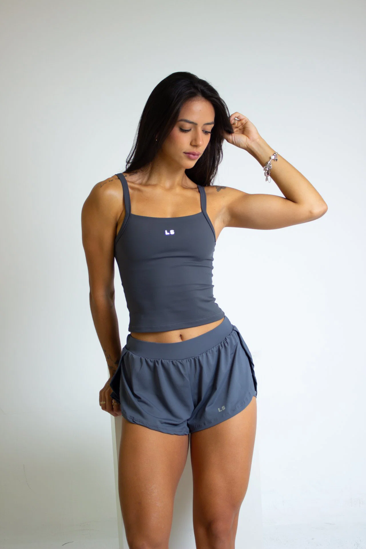 Regata Viés · Cinza