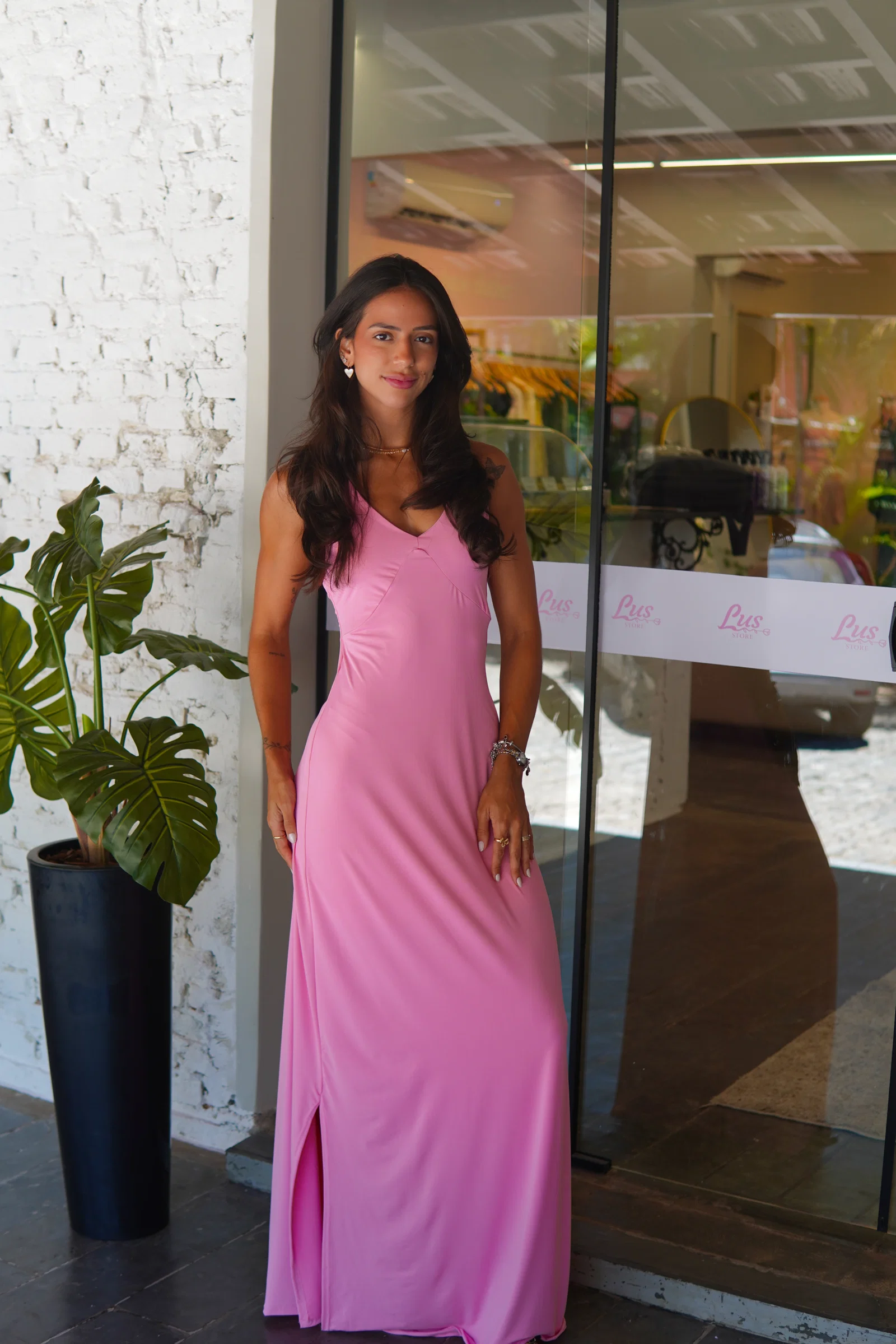 Vestido Capri · Rosa