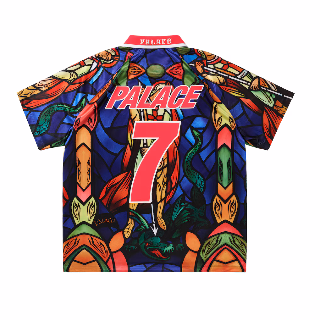 Camisa England Nike x Palace Jersey - Crimson Red — foto 4