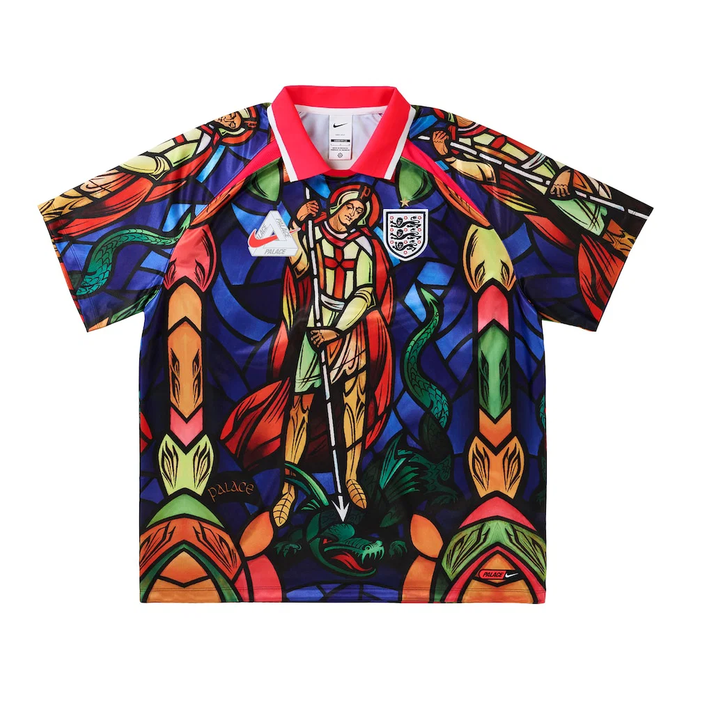 Camisa England Nike x Palace Jersey - Crimson Red — foto 3
